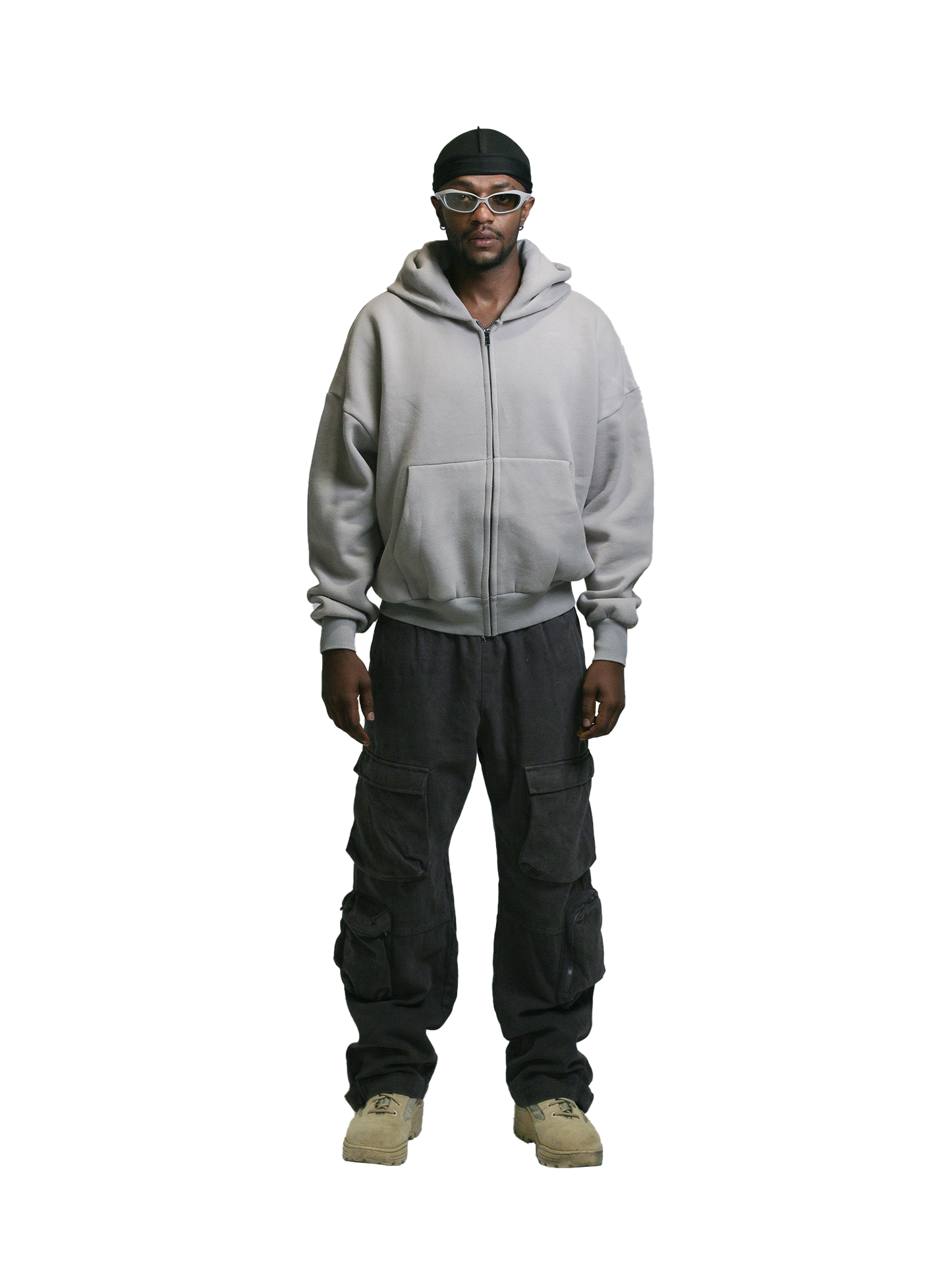 ZIP HOODIE: MIST